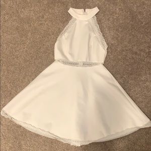High Neck Lulu’s White Dress